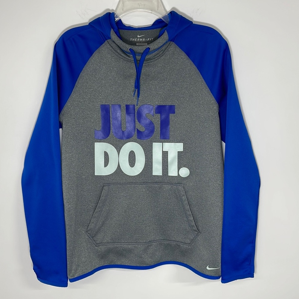 Nike‎ Just Do It Therma-Fit Hoodie Sweatshirt sz Medium